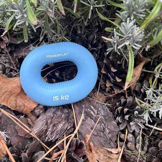 Эспандер кистевой силиконовый PowerPlay PP-4336 Hand Grip Light 15 кг. Голубой Киев