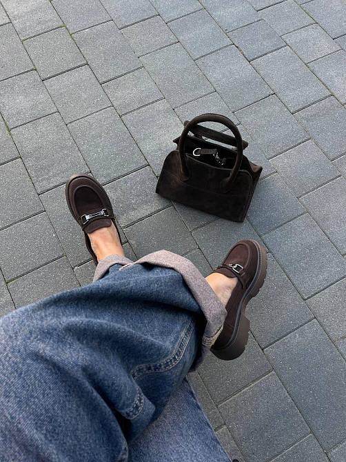 PLPS Туфлі жіночі PLPS R080-6 коричневі (весна-осінь, замша натуральна) (5999) Коломия - фото 9