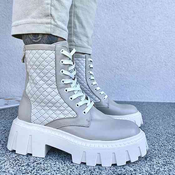 Черевики жіночі ARLEN капучино натуральна шкіра висота 16см розмір 38 (4817) Коломыя