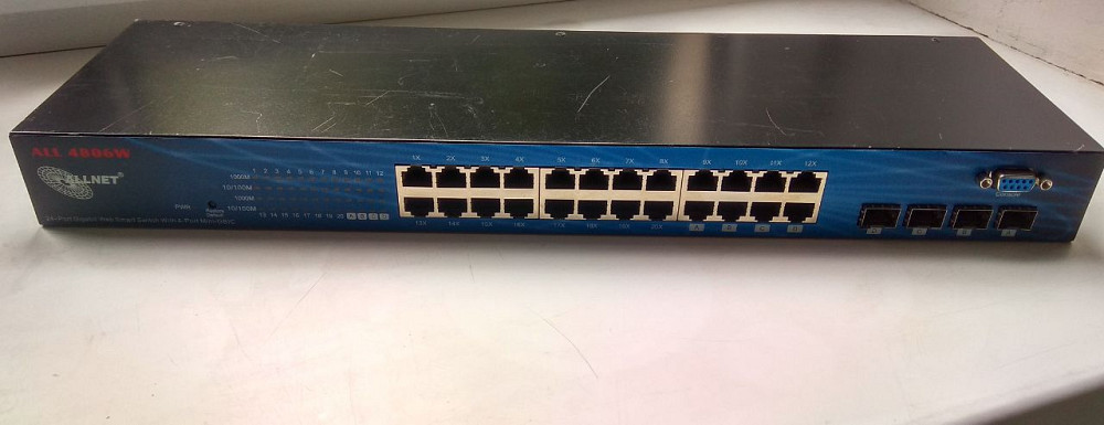 Комутатор керований 24-портовий Allnet ALL-4806W (Б клас) Луцьк - фото 1