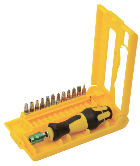 MASTERTOOL Насадки викруткові MASTERTOOL з телескопічним тримачем набір 12 шт 40-0143 Коломия - фото 3