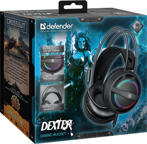 Гарнітура Defender Dexter RGB (64595) (6857924) Київ