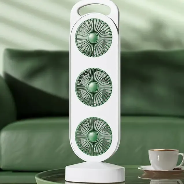 Вентилятор аккумуляторный, 1200мАч, от USB, S-31 / Мини вентилятор портативный / Настольный вентилятор Коломия - фото 6