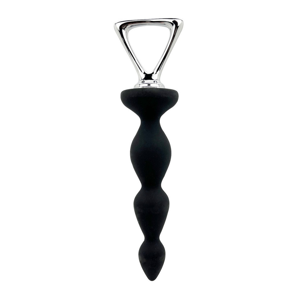 Анальный стимулятор-елочка Adrien Lastic Arrow с металлическим держателем, черный Sex Aura Киев - изображение 1