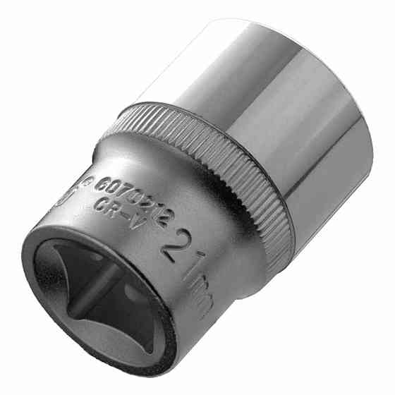 Ultra Насадка шестигранная короткая 1/2" 21мм CrV ULTRA (6070212) Коломыя