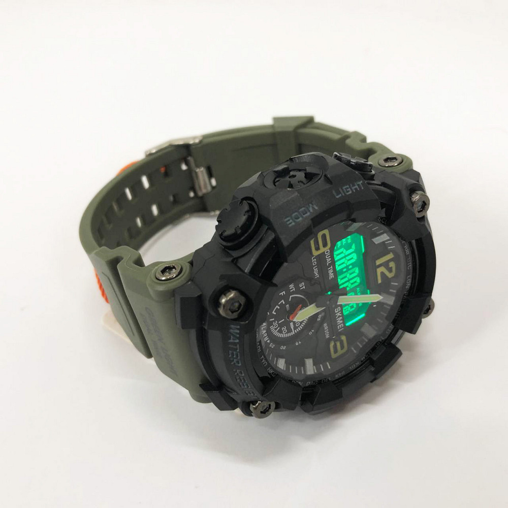 Военные часы с батарейкой SKMEI, Армейский наручные часы с таймером Полевые для армии ZE-89 Львов - изображение 9