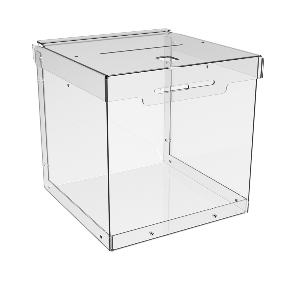 Ящик EKOSTAR с замком для сбора денег 150x150x150 мм. Объем 3,3 литра. Киев - изображение 3