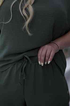 Літній костюм з шортами Gemini Батал 50-52, Хакі Київ