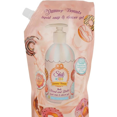 Детское мыло Shik kids Yummy Donuts дой-пак 500 мл (4823107601798) Винница - изображение 1