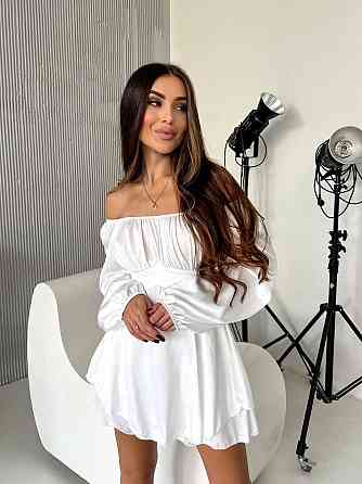 Жіночий стильний привабливий шовковий комбінезон арам Молочний, 44/46 Одеса