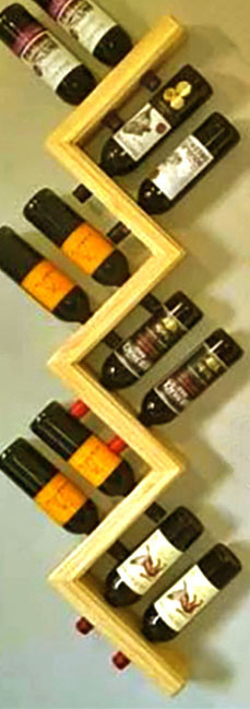 Настінна винна полиця "Рітаке" каррі Миколаїв - фото 1