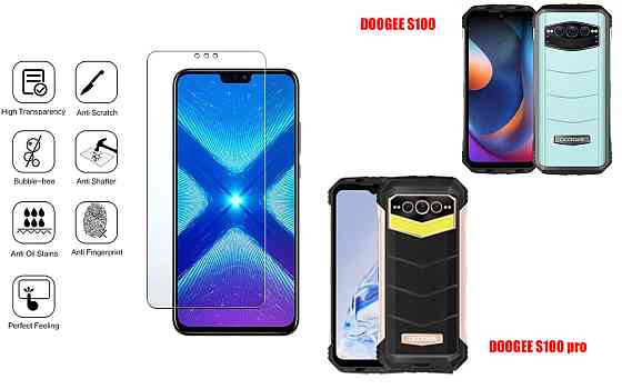 Защитное стекло NeoGlass для DOOGEE S100, S100 pro – ультрапрозрачное и устойчивое Киев