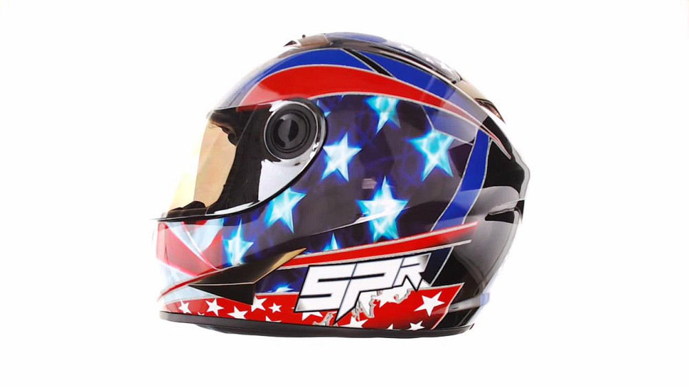 Шлем-интеграл (-500) (size:XL, черно-красно-синий) Мукачево - изображение 1