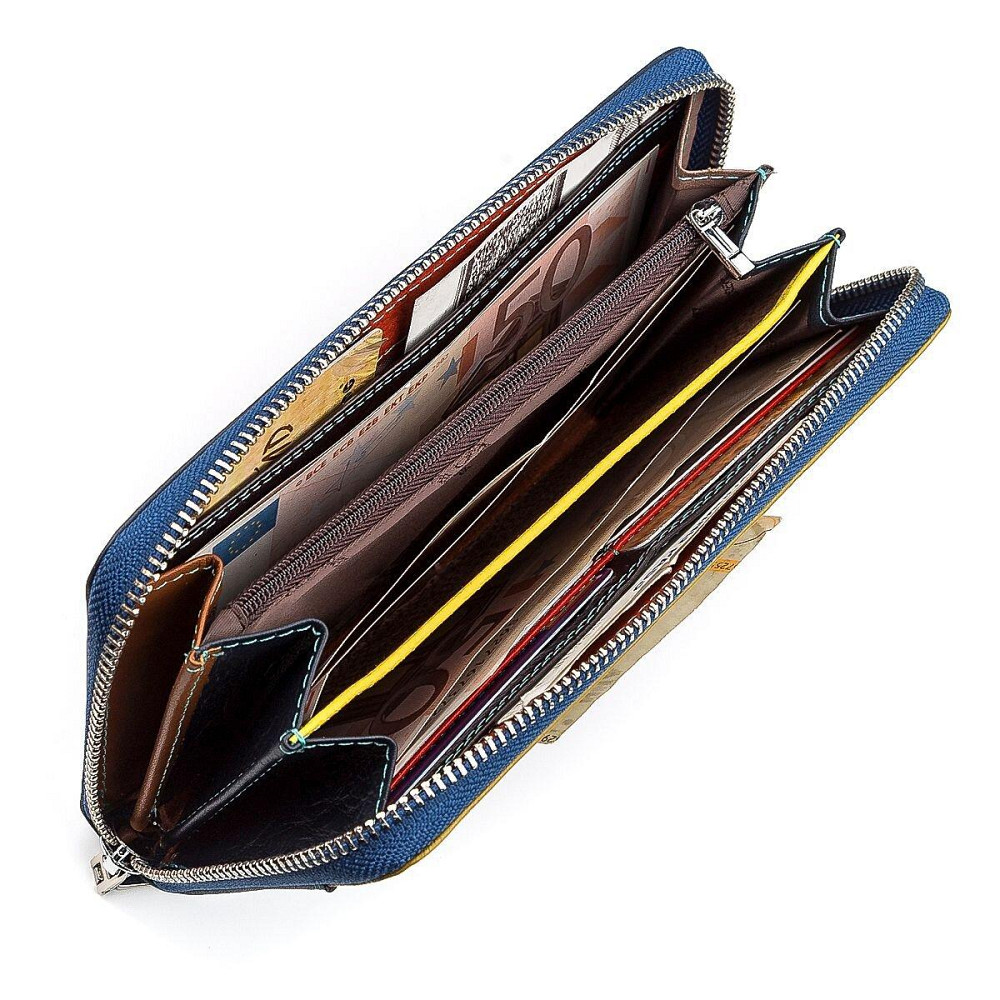 Кошелек женский на молнии Синий (ST Leather) Киев - изображение 2