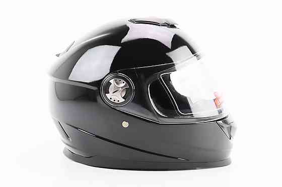 Шолом інтеграл, закритий BLD-М65 L (59-60см), ЧОРНИЙ глянець Киев