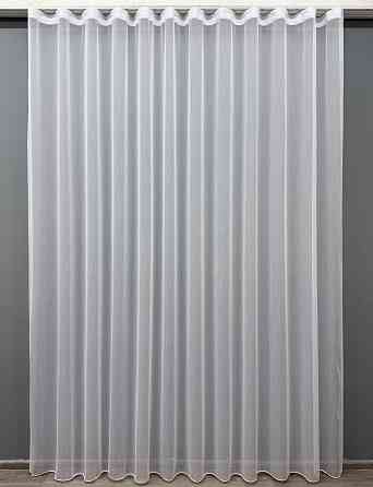 Тюль VR-Textil 1153т Бамбук однотонний Білий 400х280 см (43-228) Київ