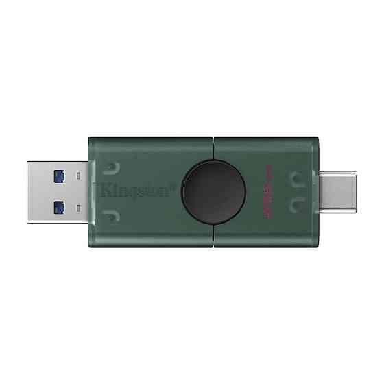 Флешнакопичувач USB3.2 256 GB Type-C Kingston DataTraveler Duo Green (DTDEG2/256GB) ( 15911 ) Харків