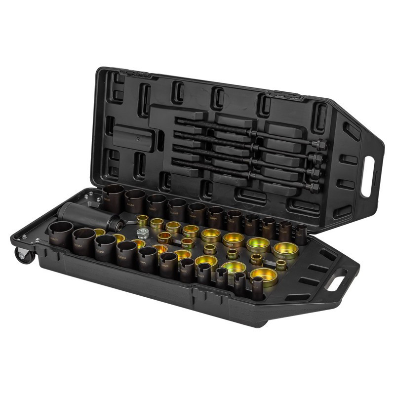 Набор инструментов для замены сайлентблоков, втулок и подшипников 49 ед. JCB Tools JCB-949T1 Одесса - изображение 3