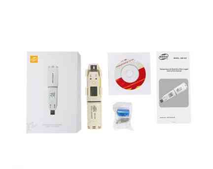 Реєстратор вологості та температури (даталоггер) USB, 0-100%, -30-80 °C BENETECH GM1365 Чернігів