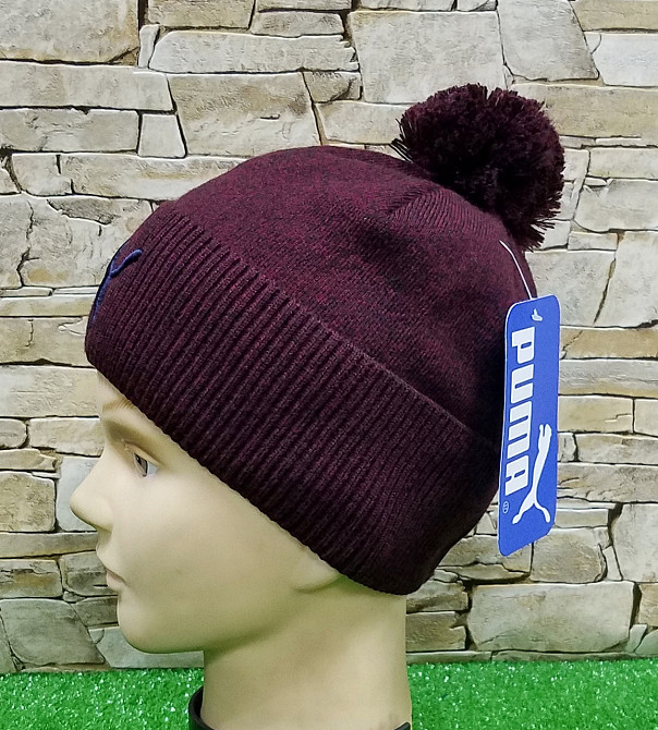 Мужская шапка Puma Originals Pom Pom Fleece Киев - изображение 2