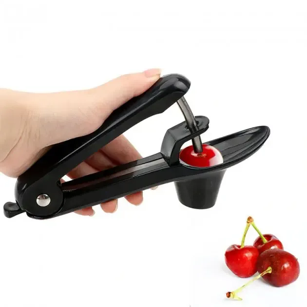 Инструмент для удаления косточек пластиковая ручная Veleka, выдавливатель косточек из вишни, вишнечистка Коломия - фото 1
