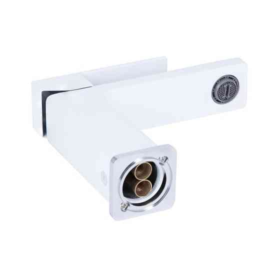 Змішувач для раковини Qtap Gemini QTGEM270CRW45675 (k35), одноважільний, низький, Chrome/White Харків