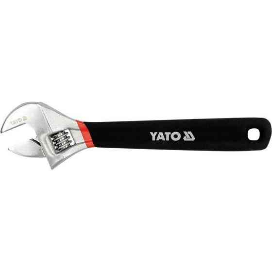 Ключ розвідний з гумовою ручкою YATO, 200 мм Харків