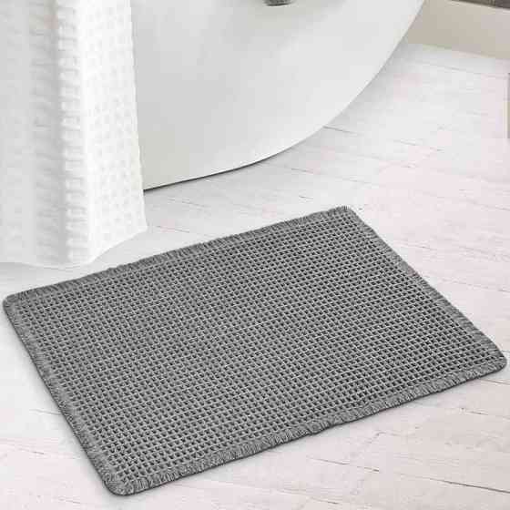 Коврик для ванной /туалета вафельный Lovely Svi - 50 x 80 см Серый (237253) Киев