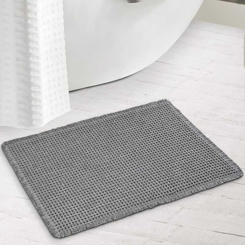Коврик для ванной /туалета вафельный Lovely Svi - 50 x 80 см Серый (237253) Киев - изображение 5