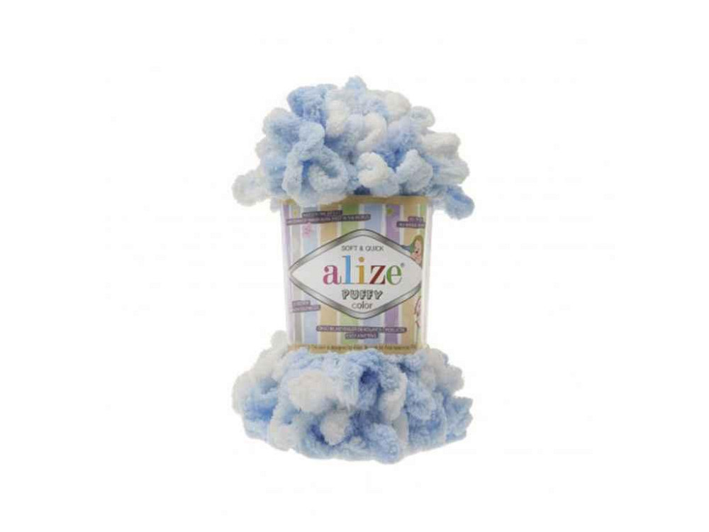 Пряжа Puffy Color 5865 5шт/уп ТМ ALIZE Київ - фото 1