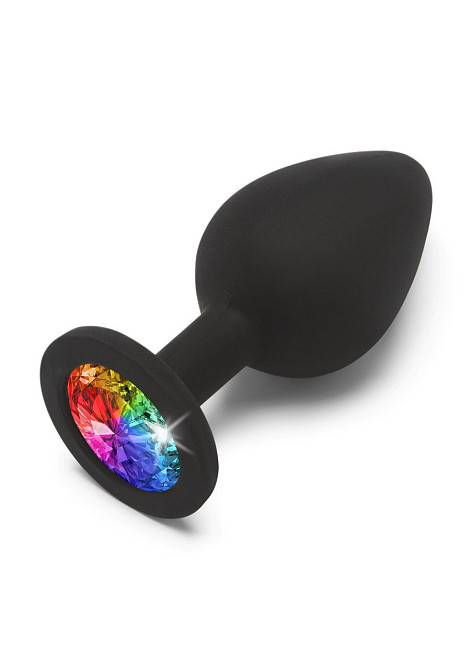 Анальная пробка средняя Rainbow Booty Jewel M Toy Joy Sex Aura Киев - изображение 1