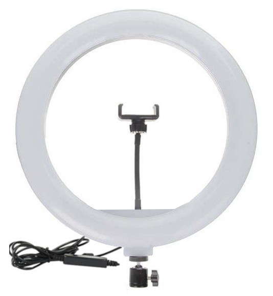Кільцева лампа 33см для телефону USB AC Prof QX-330 Київ - фото 1