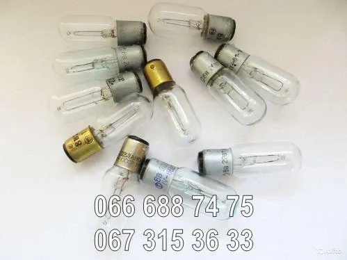 Лампа 8В 20Вт, 8V 20W, Рн8-20, РН-8-20, РН-8-20-1, ph-8-20, цоколь B15d/18 Харків