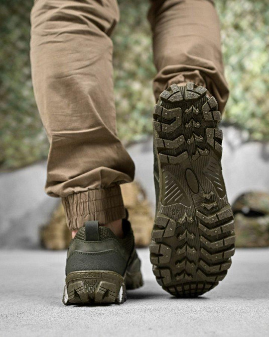 Тактичні кросівки OMEGA сітка олива ДЛ6570 Одеса - фото 8