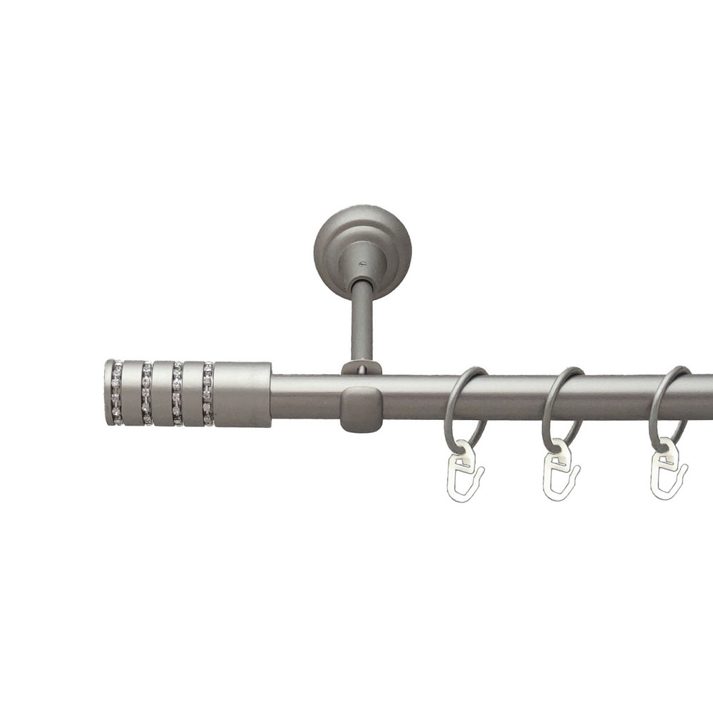Карниз Orvit Барамелла металевий однорядний відкритий Сатин 19 мм 300 см (6306925) Львів - фото 1