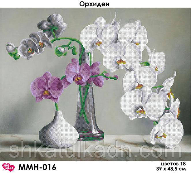 Схема для вишивання бісером Орхідеї Дніпро - фото 1