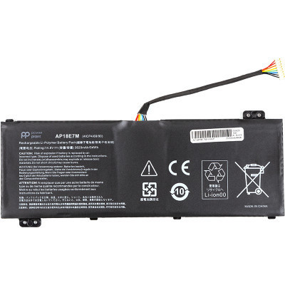 Аккумулятор для ноутбука ACER Aspire 7 A715-74 (AP18E7M) 14.8V 3620mAh PowerPlant (NB410705) Винница - изображение 1