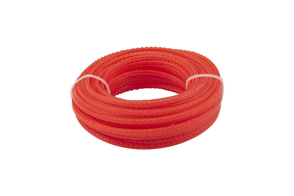 Жилка для тріммера MASTERTOOL "Піранья" 3.00 мм 15 м зубчастий квадрат 19-0530 Коломия - фото 1