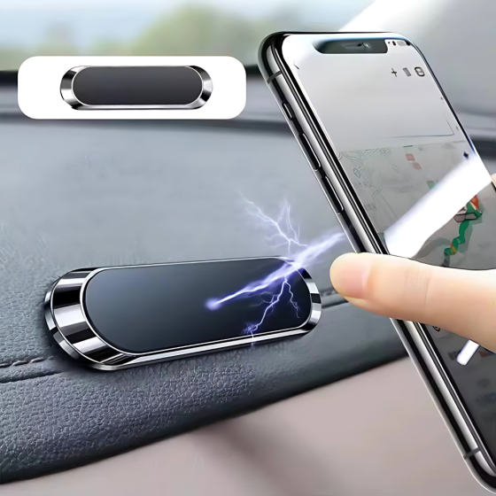 Держатель магнитный для телефона на липучке на панель в автомобиль, универсальный с силиконовой накладкой Каменец-Подольский