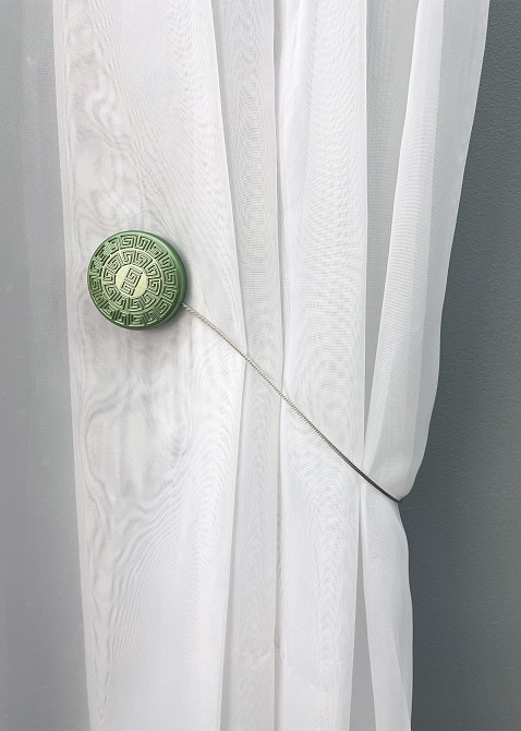 Магніти для штор і гардин Родос набір 2 шт Оливковий (81-127) Київ - фото 2