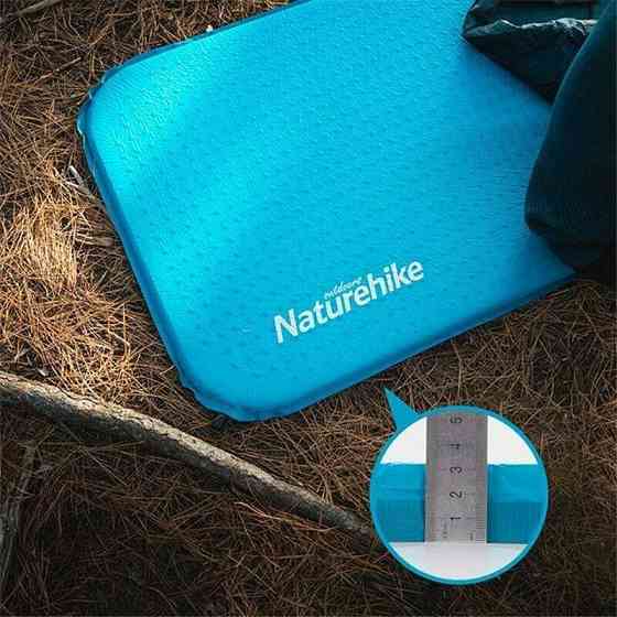 Килимок самонадувний Naturehike C034 NH19Q034-D, 30 мм, Розмір L, блакитний Киев