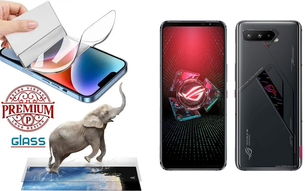 Полиуретановая пленка ASUS ROG PHONE 5S, 5s Pro, Premium, толщина 0,2 мм Киев - изображение 1