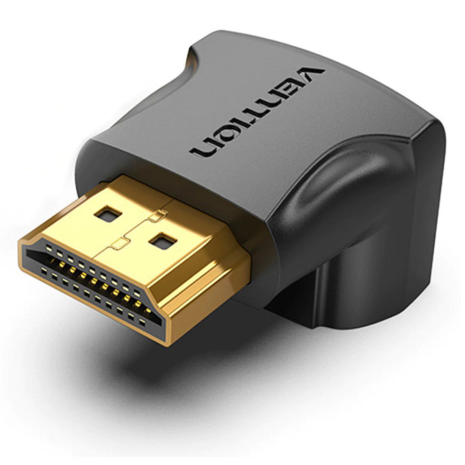 Перехідник HDMI Vention AINB0 кутовий (Вгору, 180 градусів) Миколаїв - фото 1