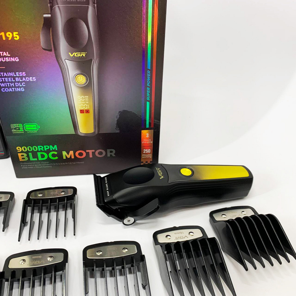 Машинка для стрижки волосся і потилиці VGR, Машинка для стрижки на акумуляторі Тример скронь AR-83 Івано-Франківськ - фото 7
