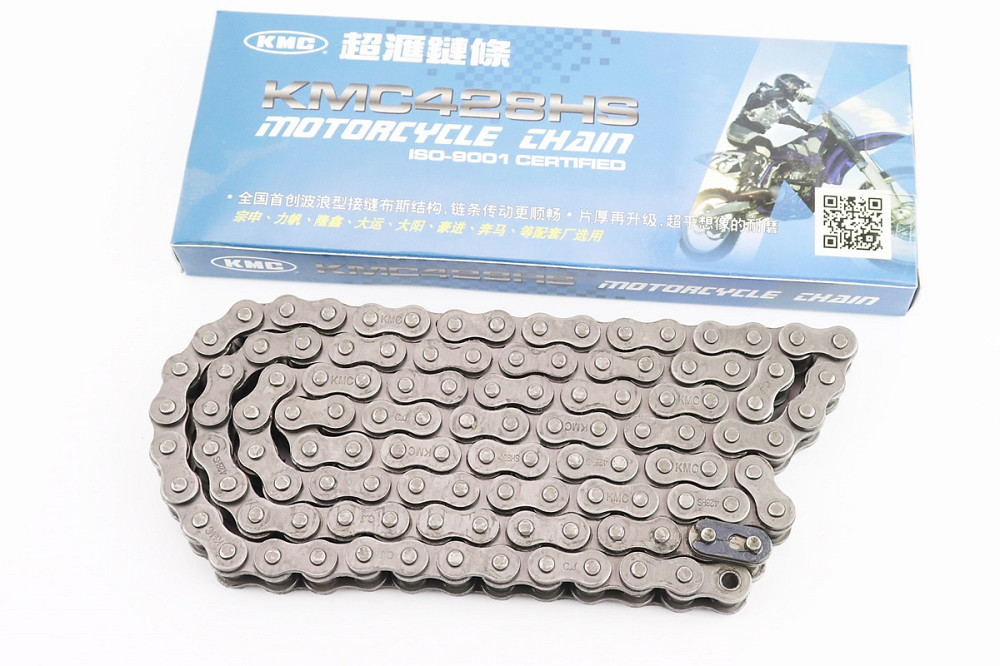 Ланцюг приводу колеса 428H 112L (оригінал) KMC Київ - фото 1