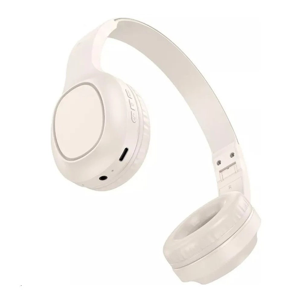 Навушники бездротові HOCO W46 Charm BT headset Milky White 6942007601702 Одеса - фото 3