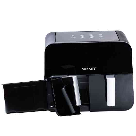 Sokany Аерофритюрниця SOKANY SK-10005 на 10 літрів, з двома відділеннями 2400 Вт чорна Коломыя
