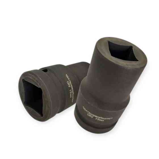 Головка торцева чотиригранна ударна 1" внутрішній квадрат 22мм Мукачево