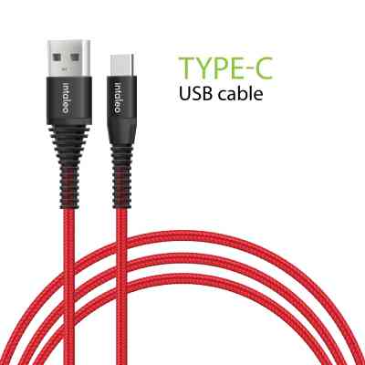 Дата кабель USB 2.0 AM to Type-C 1.2m CBRNYT1 Red Intaleo (1283126559464) Винница