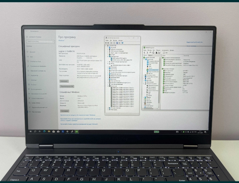 Legion Ryzen 5 6600H RTX 3060 140W RAM 16 Gb DDR5 SSD 512 Gb. Lenovo Legion 5 Харків - фото 8